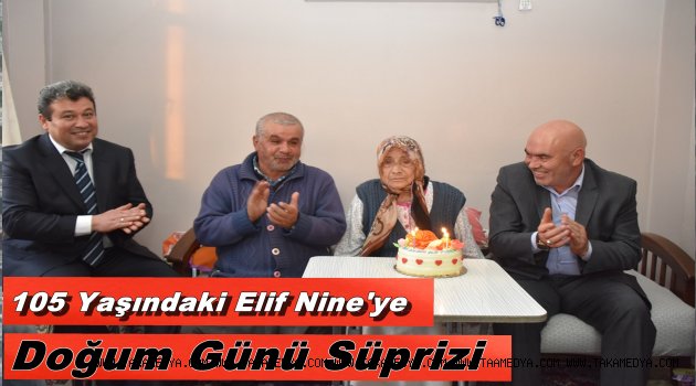 105 Yaşındaki Elif Nineye Doğum Günü Sürprizi