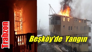 Trabzon'da Korkutan Yangın