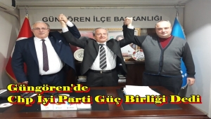Güngören'de CHP İle İYİ Parti El Sıkıştı