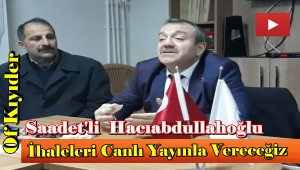 Adnan Hacıabdullahoğlu' Güngörenli Saadetle Gün Görecek