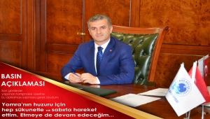 Yomra Belediye Başkanı Mustafa Bıyık'tan Kamuoyuna