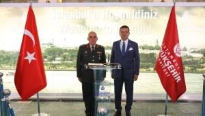 1'nci Ordu Komutanı'ndan İBB Başkanı'na tebrik ziyareti