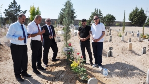  MGC Haydar Karaduman'ın mezarını ziyaret etti