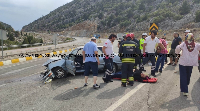 Seydişehir'de Trafik kazası: 5 yaralı
