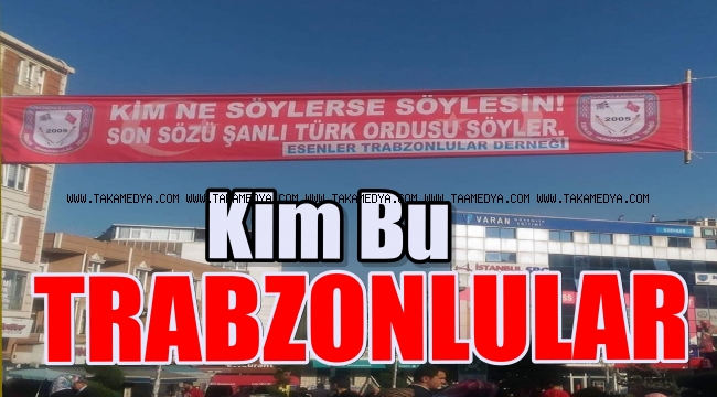 Trabzonlular Derneğinden Alkışlanacak Hareket