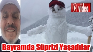 Trabzon ve Rize'de Kar Süprizi