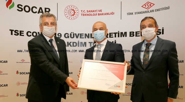 SOCAR Türkiye’nin ‘güvenli üretimi’ TSE tarafından tescillendi