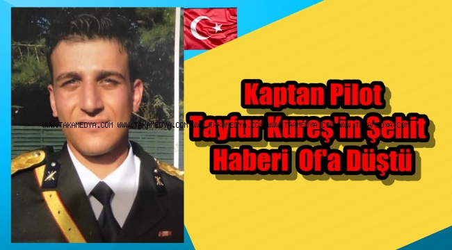 Şehit Yüzbaşı Tayfun Kureş'in Acısı Trabzon'a Düştü