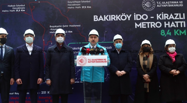 Bağcılar-Bakırköy metro hattı 2022'de hizmete giriyor