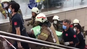 Taksim Metro'da Korkunç Kaza
