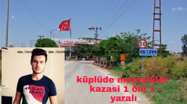 Edirne'de Motorsiklet Kazası 1 Ölü 1 Yaralı