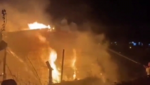 Arnavutköy'de Villa'da Yangın