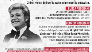 Türk Eğitim Vakfı ve TSK Mehmetçik Vakfı, Zeki Müren'i 25'inci Ölüm Yıl Dönümünde Saygıyla Anıyor