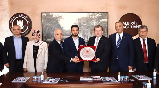 TÜMFED 'ten Kağıthane Belediye Başkanı Öztekin'e ziyaret