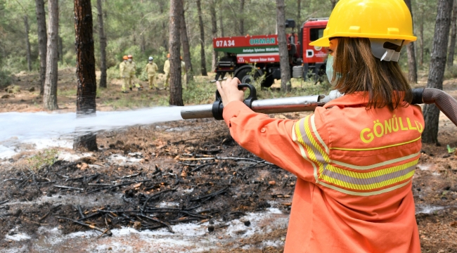 Orman yangınlarıyla gönüllü mücadele
