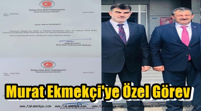 Türkiye Kick Boks Federasyonu Marmara Bölge Başkanlığına Murat Ekmekçi getirildi.