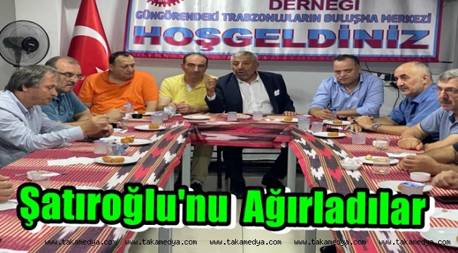 Başkan İsmail Şatıroğlu Güngören Trabzonlular Derneğinde