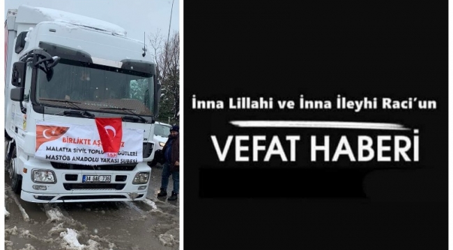 Deprem Bölgesine Yardım Götürwn Nihat Çakıroğlu Kalp Krizi Sonucu Hayatını Kaybetti