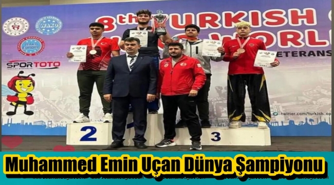 Muhammed Emin Uçan Kick Boks Dünya Şampiyonu