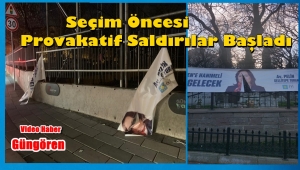 VİDEOHABER/ Güngören İYİ Parti Pankartlarını Kim Yada Kimler Söktürdü