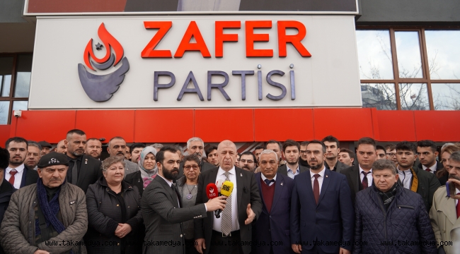 Zafer Partisi Genel Başkanı Prof. Dr. Ümit Özdağ, Tutuklu gazeteci ve Türk milliyetçilerinin tahliyesi üzerine basın açıklaması yaptı.