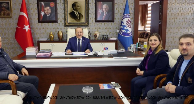 Başkan Gümrükçüoğlu TEDAK heyetini kabul etti