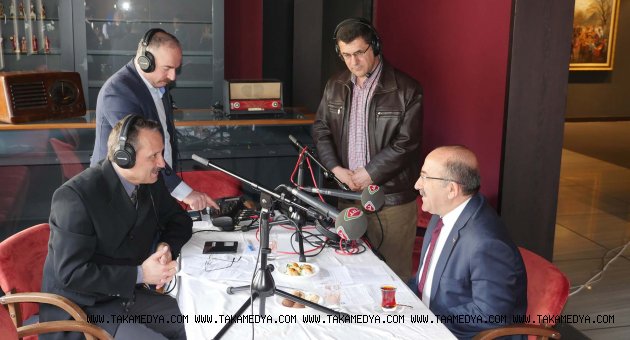 Başkan Gümrükçüoğlu TRT FM canlı yayında Şehir Müzesini anlattı