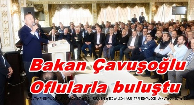 Dışışleri Bakanı Çavuşoğlu Of Hayrat Derneğinde