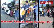 Samsun İstanbul yolu Trafiğe Kapandı
