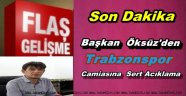 Başkan İsmail Turgut Öksüz'den' Trabzonspor Camiasına