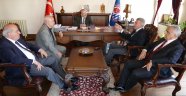 Başkan Gümrükçüoğlu, Ahmet Ağaoğlu’nu kabul etti