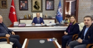 Başkan Gümrükçüoğlu TEDAK heyetini kabul etti