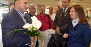  Trabzon heyeti Macaristan'da çiçeklerle karşılandı
