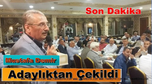 TDF Başkanı Mustafa Demir Aday Olmayacağını Acıkladı