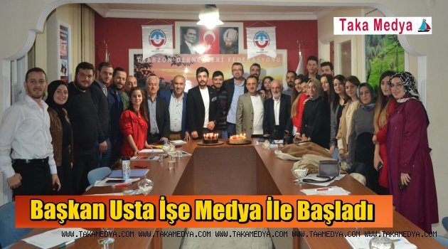 TDF Başkanı Oğuzhan Usta 'Trabzonlu Gazetecilere İlk Süprizi Yaptı