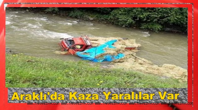 Trabzon Araklı'da Kaza 2 Yaralı...