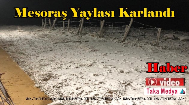 Trabzon Yaylaları Karlandı