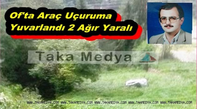 Trabzon'da Araç Şarambole Yuvarlandı 2 Yaralı