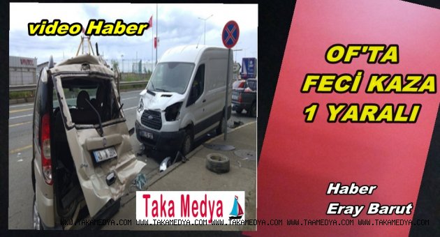 Trabzonda Kaza 1 Yaralı