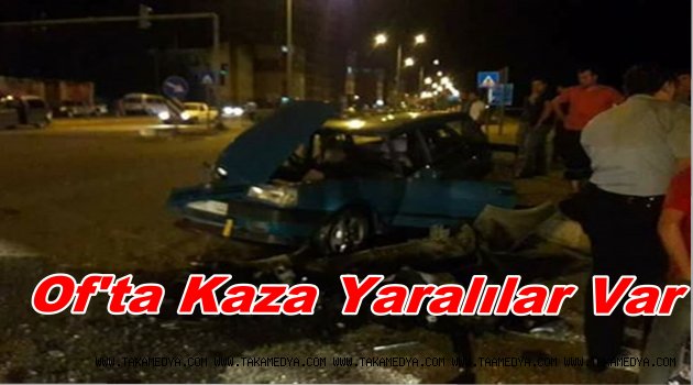 Trabzonda Kaza 2 Yaralı