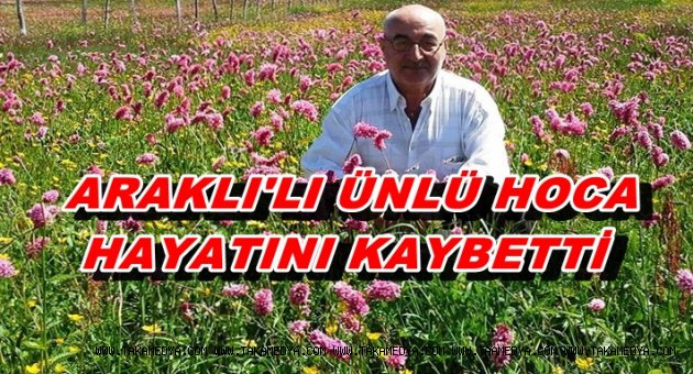 Trabzonlu Muhammed Mehmet Hacıhasanoğlu Hoca Hakka Yürüdü